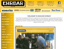 Tablet Screenshot of ehrbar.com